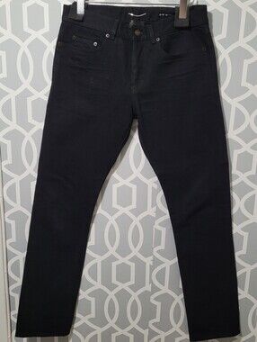 Saint laurent black denim jeans Size 31 D18 M/SL-LW